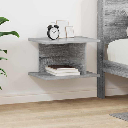 Comodino Grigio Sonoma 40 x 30 x 25 cm Legno ingegnerizzato | homemem39