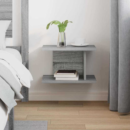 Comodino Grigio Sonoma 40 x 30 x 25 cm Legno ingegnerizzato | homemem39