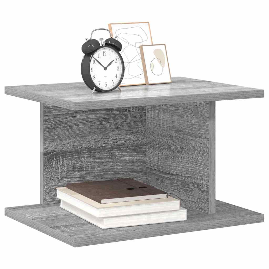 Comodino Grigio Sonoma 40 x 30 x 25 cm Legno ingegnerizzato | homemem39