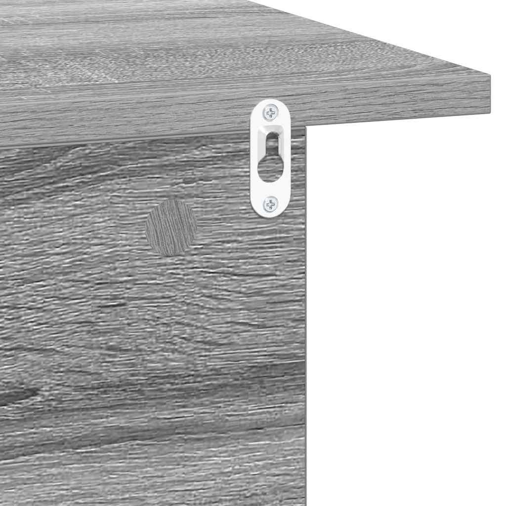Comodino 2 pcs Grigio Sonoma 40 x 30 x 25 cm Legno multistrato | homemem39