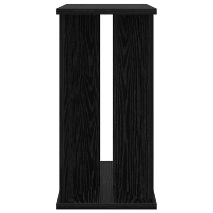 Tavolino Rovere Nero 35 x 25 x 50 cm Legno multistrato