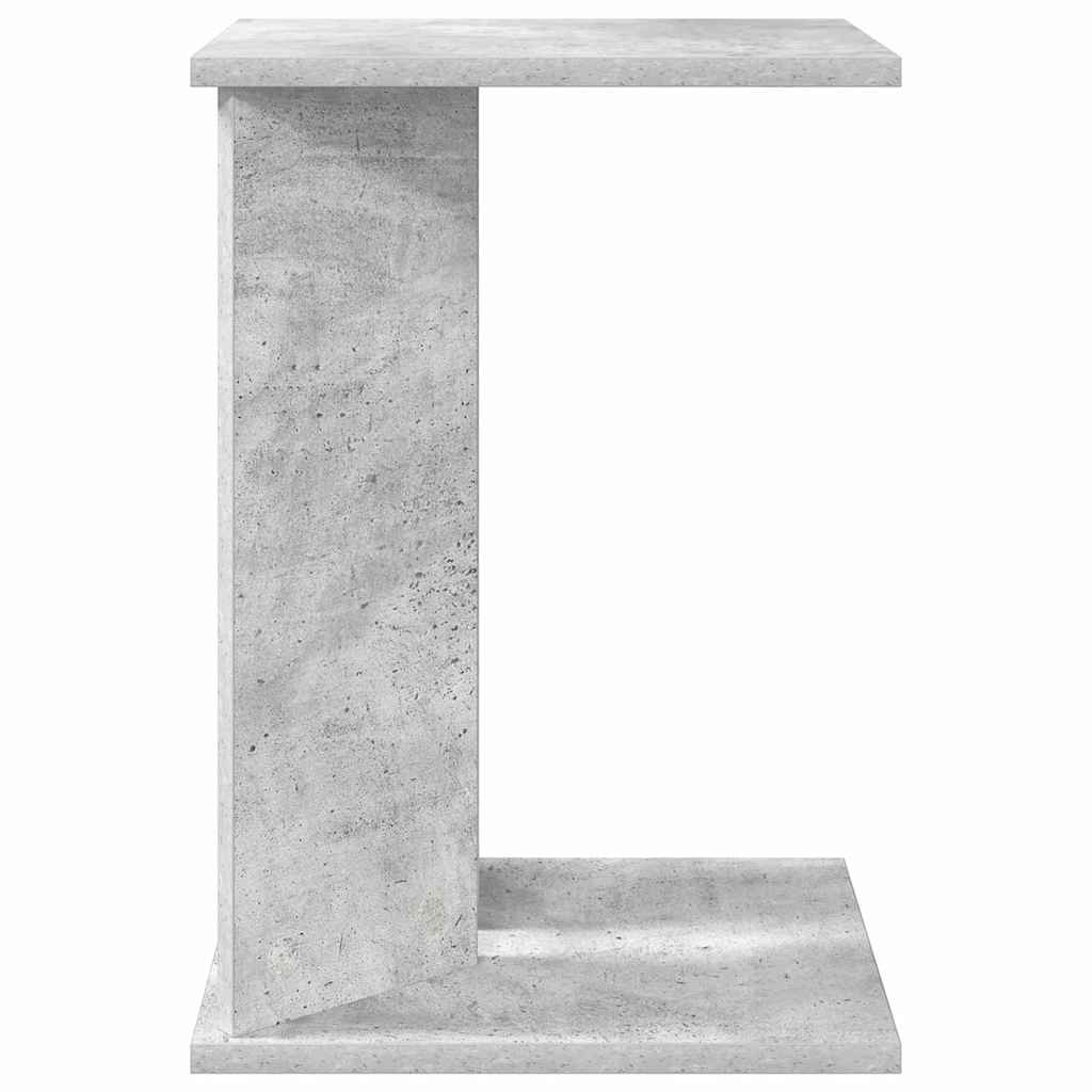 Tavolino Grigio cemento 35 x 25 x 50 cm Legno multistrato