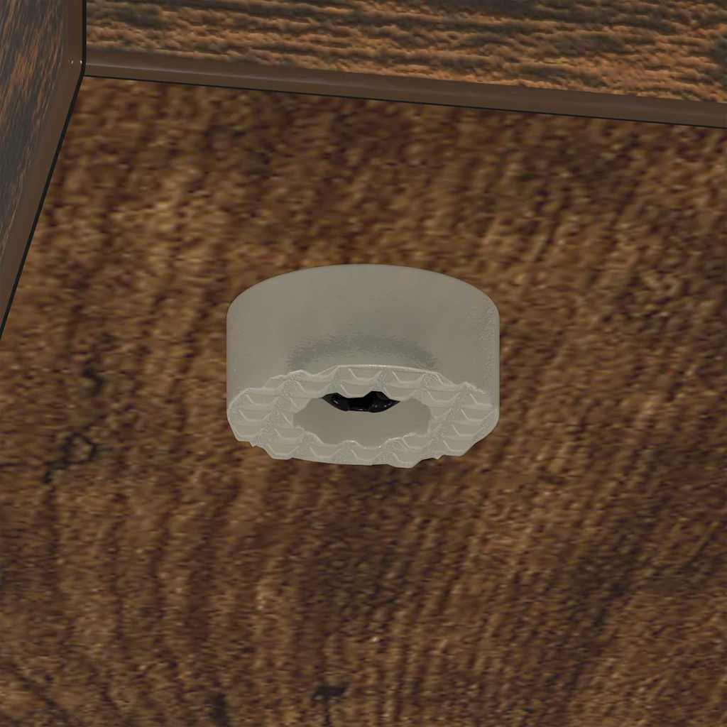 Tavolino Rovere fumé 35 x 25 x 50 cm Legno multistrato