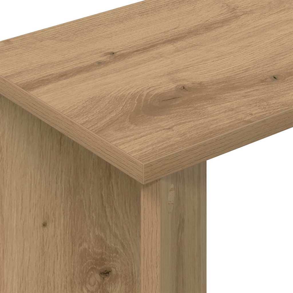 Tavolino Rovere artigianale 35 x 25 x 50 cm Legno multistrato