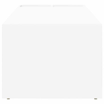 Tavolino da salotto Bianco 101,5 x 50 x 37 cm Legno multistrato | homemem39