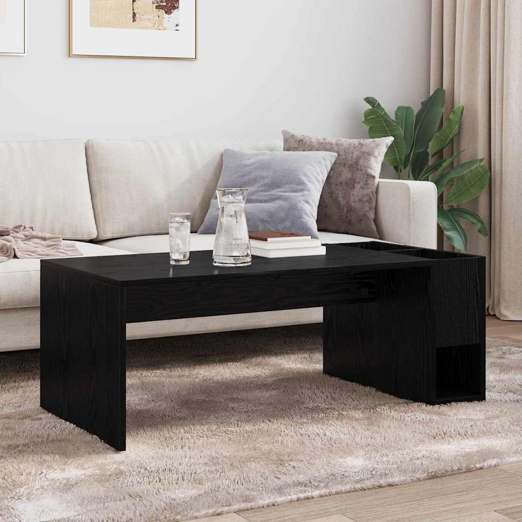 Tavolino da salotto Rovere Nero 101,5 x 50 x 37 cm | homemem39