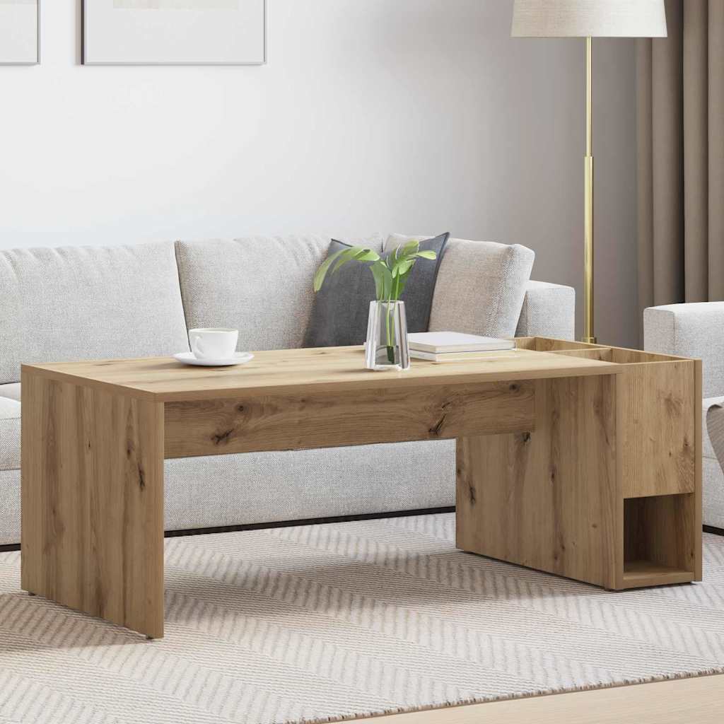 Tavolino da salotto Rovere artigianale 101,5 x 50 x 37 cm | homemem39