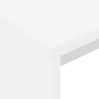 Scrivania Bianco 109 x 50 x 78 cm Legno multistrato | homemem39