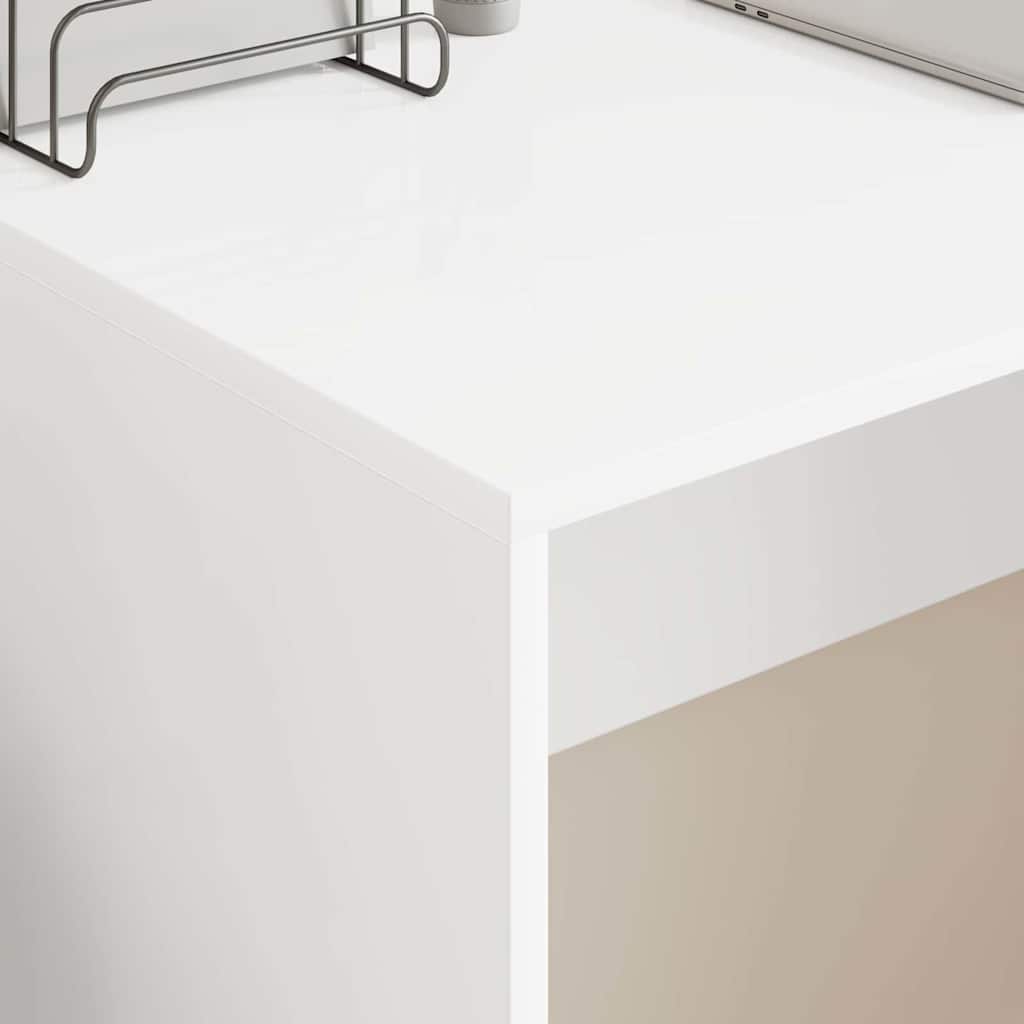 Scrivania Bianco 109 x 50 x 78 cm Legno multistrato | homemem39