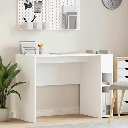 Scrivania Bianco 109 x 50 x 78 cm Legno multistrato | homemem39