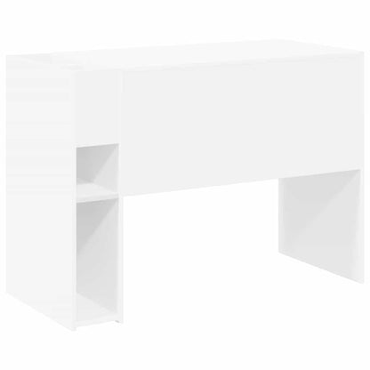 Scrivania Bianco 109 x 50 x 78 cm Legno multistrato | homemem39