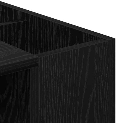 Scrivania Rovere Nero 109 x 50 x 78 cm Legno multistrato | homemem39