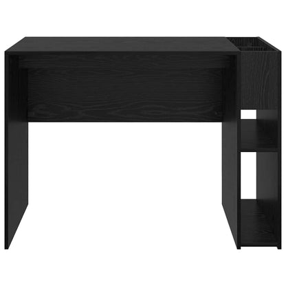 Scrivania Rovere Nero 109 x 50 x 78 cm Legno multistrato | homemem39