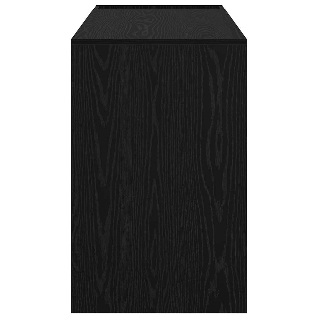 Scrivania Rovere Nero 109 x 50 x 78 cm Legno multistrato | homemem39