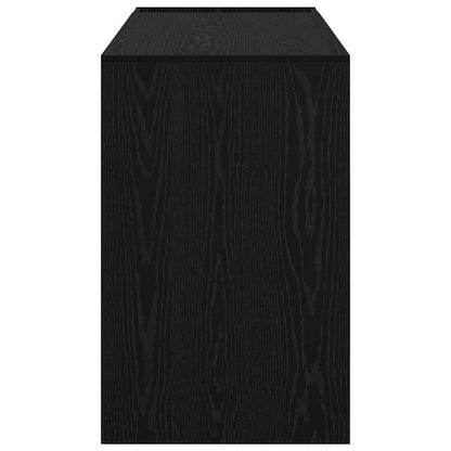 Scrivania Rovere Nero 109 x 50 x 78 cm Legno multistrato | homemem39