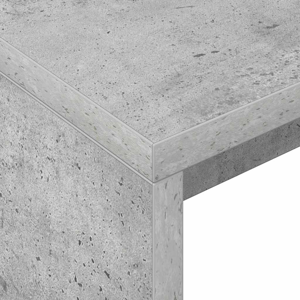 Scrivania Grigio cemento Legno ingegnerizzato 109 x 50 x 78 cm