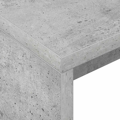 Scrivania Grigio cemento Legno ingegnerizzato 109 x 50 x 78 cm