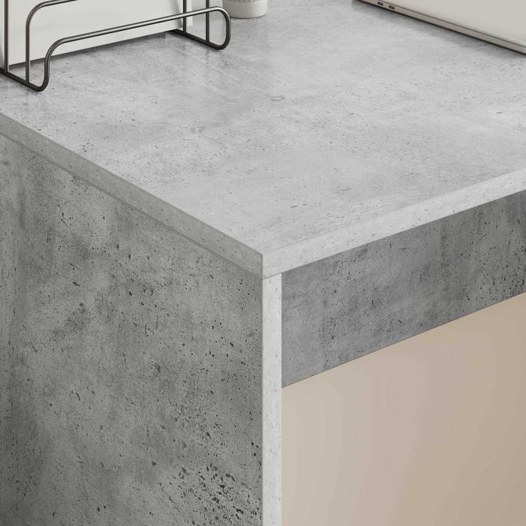 Scrivania Grigio cemento Legno ingegnerizzato 109 x 50 x 78 cm
