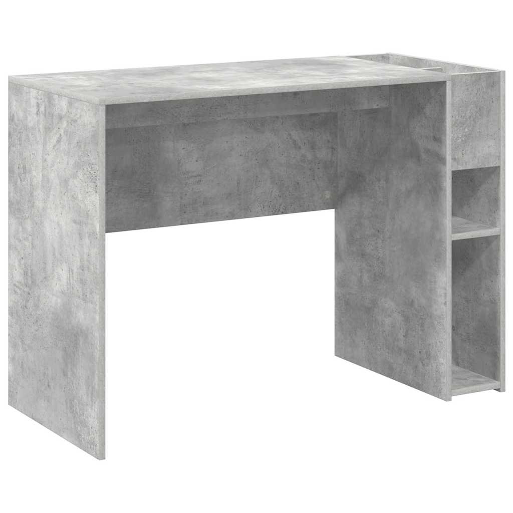 Scrivania Grigio cemento Legno ingegnerizzato 109 x 50 x 78 cm