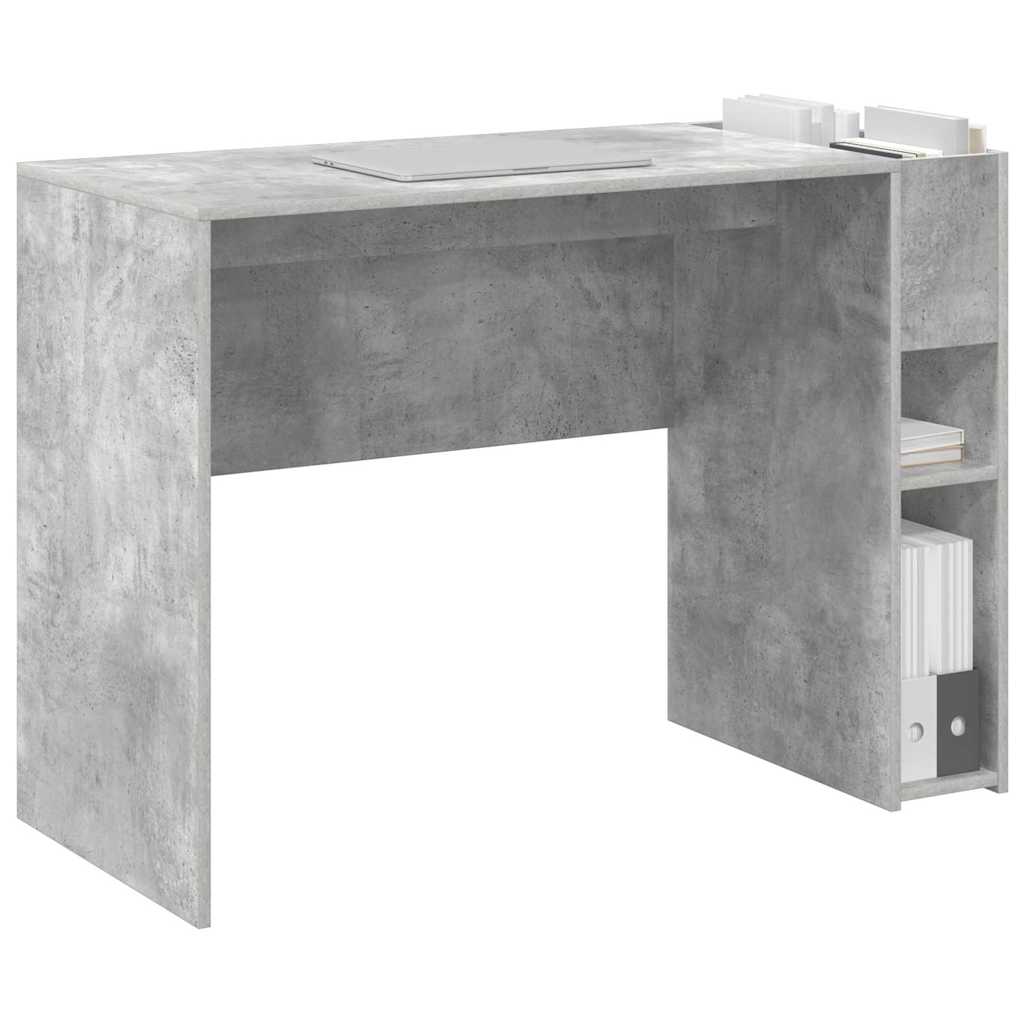 Scrivania Grigio cemento Legno ingegnerizzato 109 x 50 x 78 cm