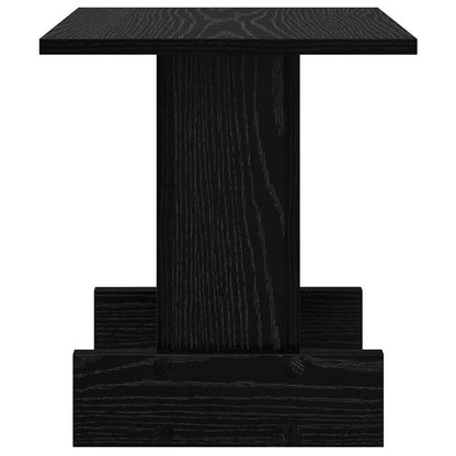 Tavolino Rovere Nero 35,5 x 35 x 40 cm Legno multistrato | homemem39