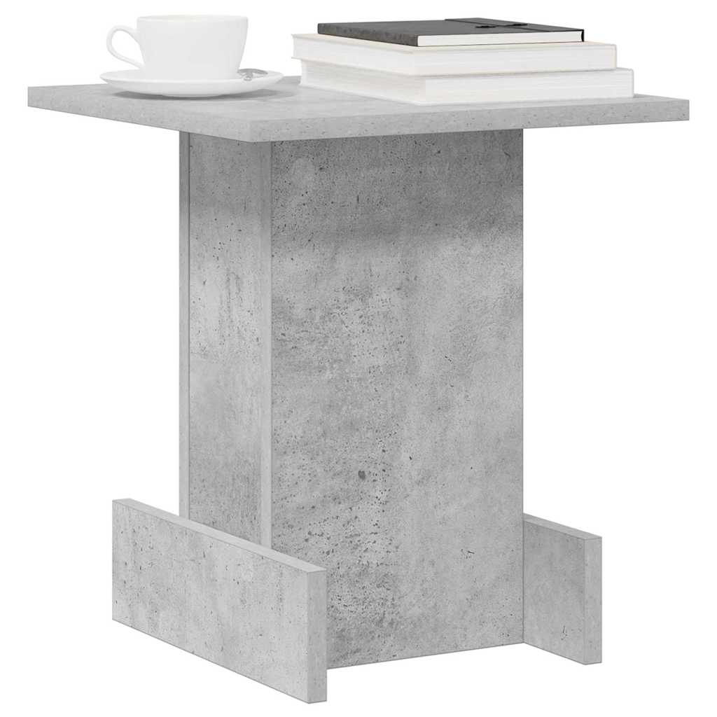 Tavolino Grigio cemento 35,5 x 35 x 40 cm Legno multistrato | homemem39