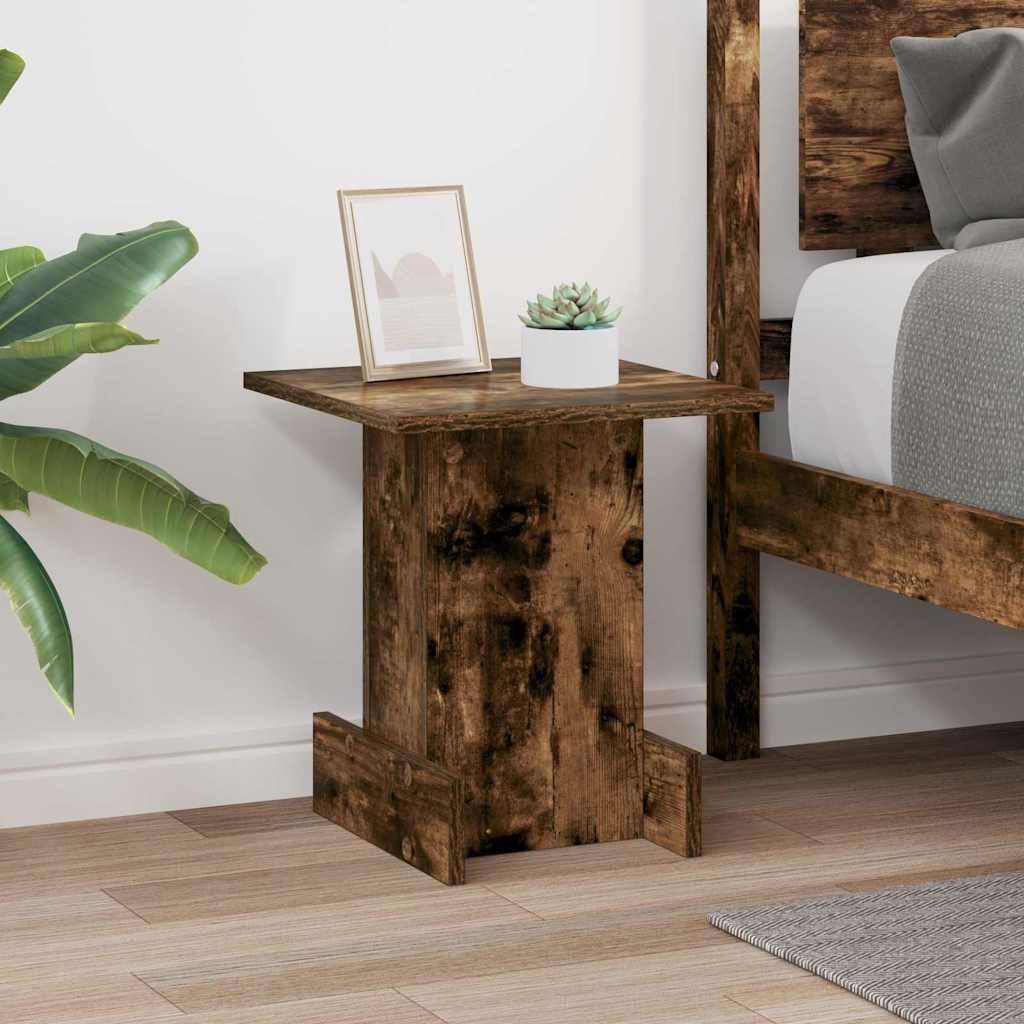 Tavolino Rovere fumé 35,5 x 35 x 40 cm Legno multistrato | homemem39
