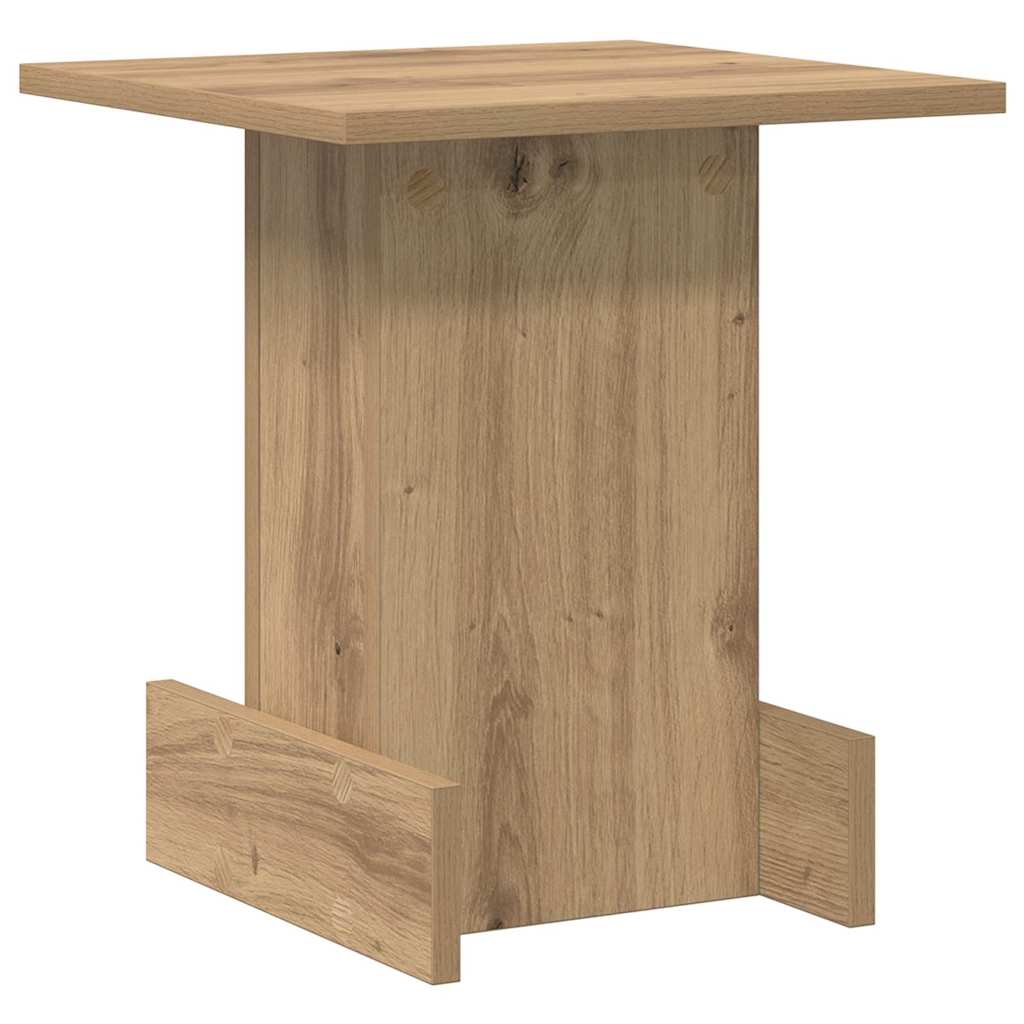 Tavolino Rovere artigianale 35,5 x 35 x 40 cm Legno multistrato - homemem39