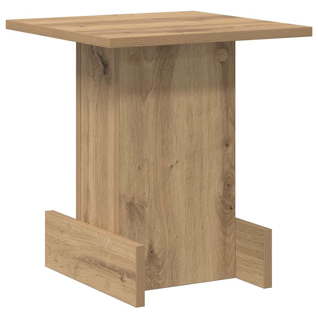 Tavolino Rovere artigianale 35,5 x 35 x 40 cm Legno multistrato - homemem39