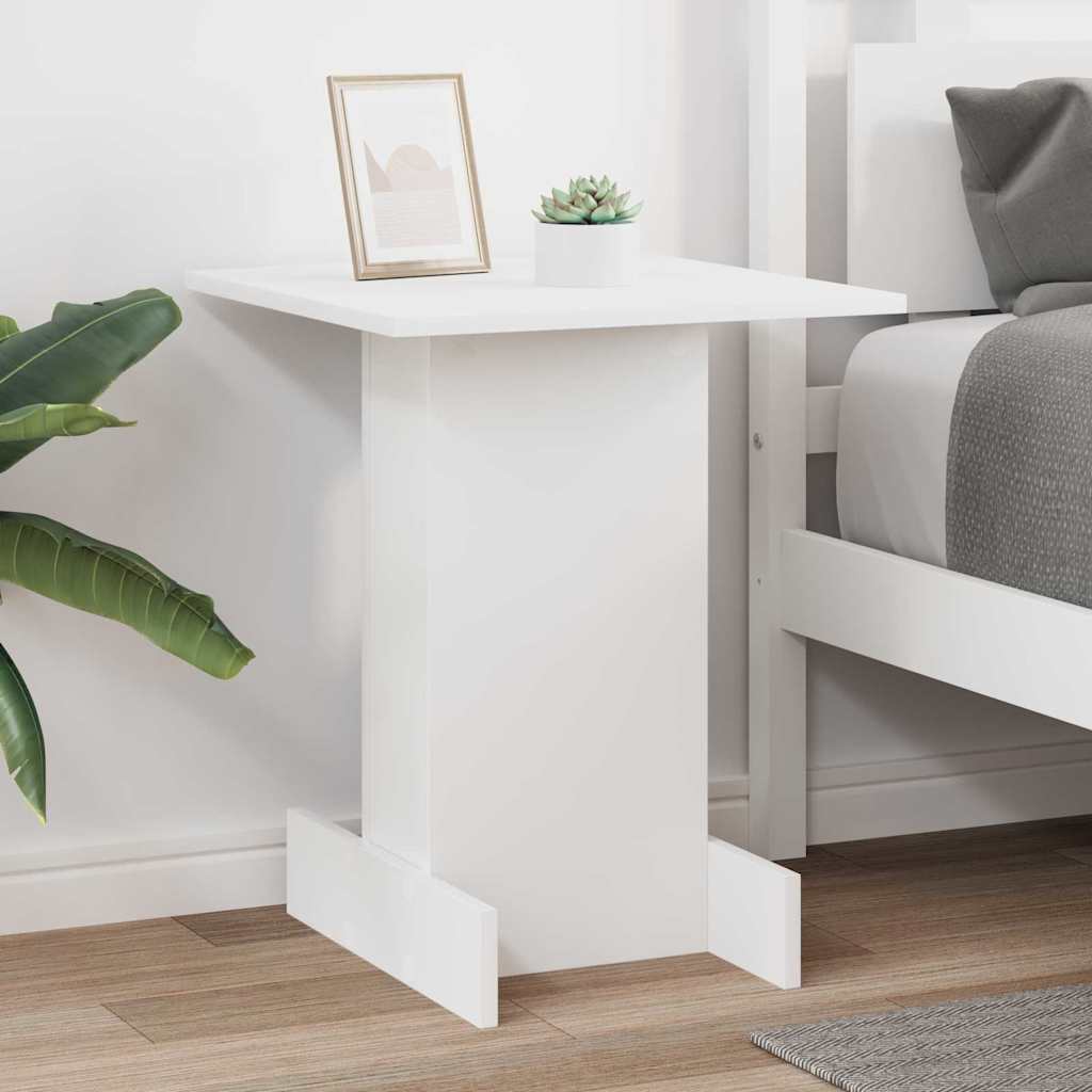 Tavolino Bianco 44,5 x 45 x 55 cm Legno ingegnerizzato