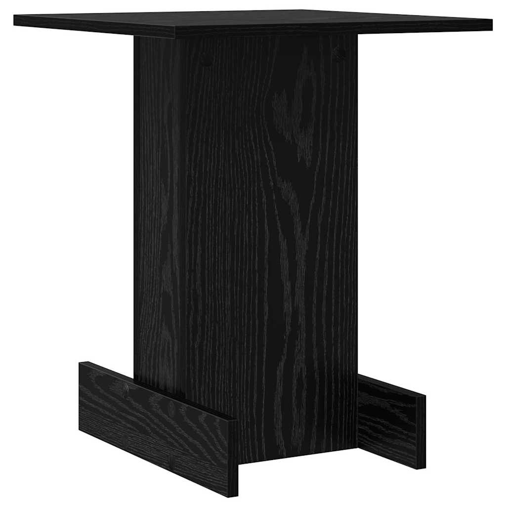 Tavolino Rovere Nero 44,5 x 45 x 55 cm Legno ingegnerizzato