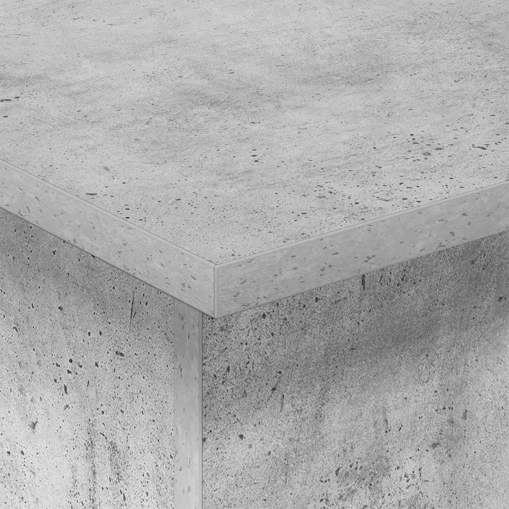 Tavolino Grigio cemento 44,5 x 45 x 55 cm Legno ingegnerizzato