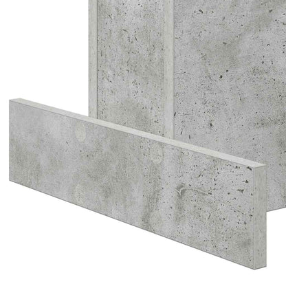 Tavolino Grigio cemento 44,5 x 45 x 55 cm Legno ingegnerizzato