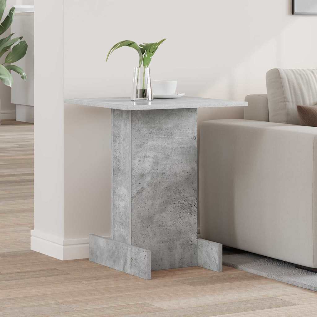 Tavolino Grigio cemento 44,5 x 45 x 55 cm Legno ingegnerizzato