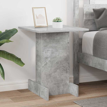 Tavolino Grigio cemento 44,5 x 45 x 55 cm Legno ingegnerizzato