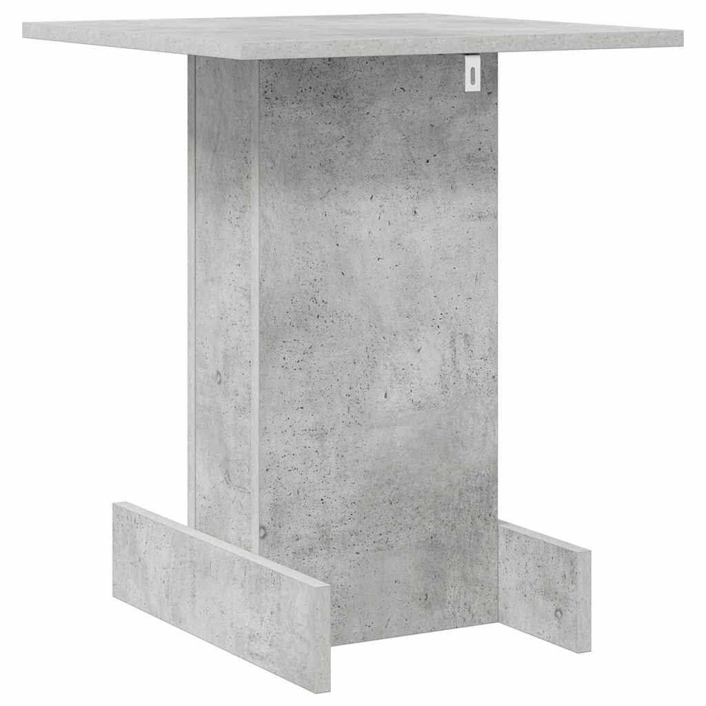 Tavolino Grigio cemento 44,5 x 45 x 55 cm Legno multistrato