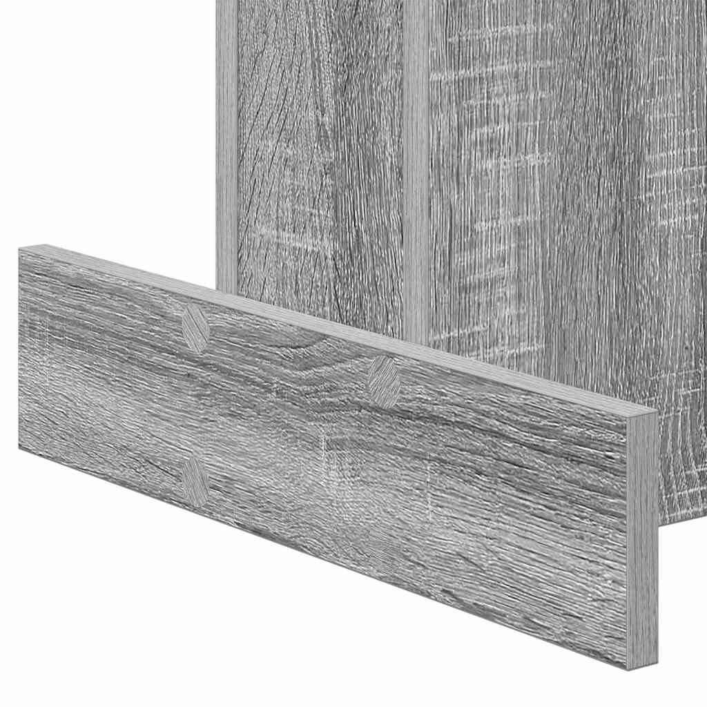Tavolino Grigio Sonoma 44,5 x 45 x 55 cm Legno ingegnerizzato