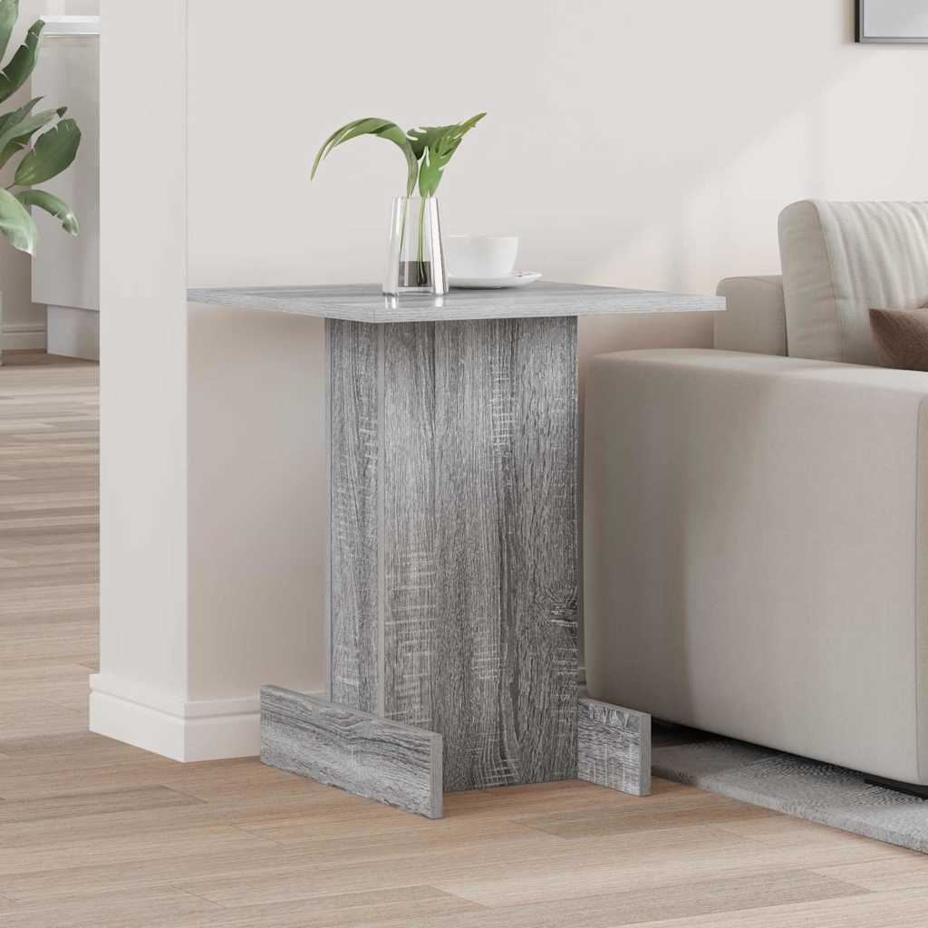 Tavolino Grigio Sonoma 44,5 x 45 x 55 cm Legno ingegnerizzato