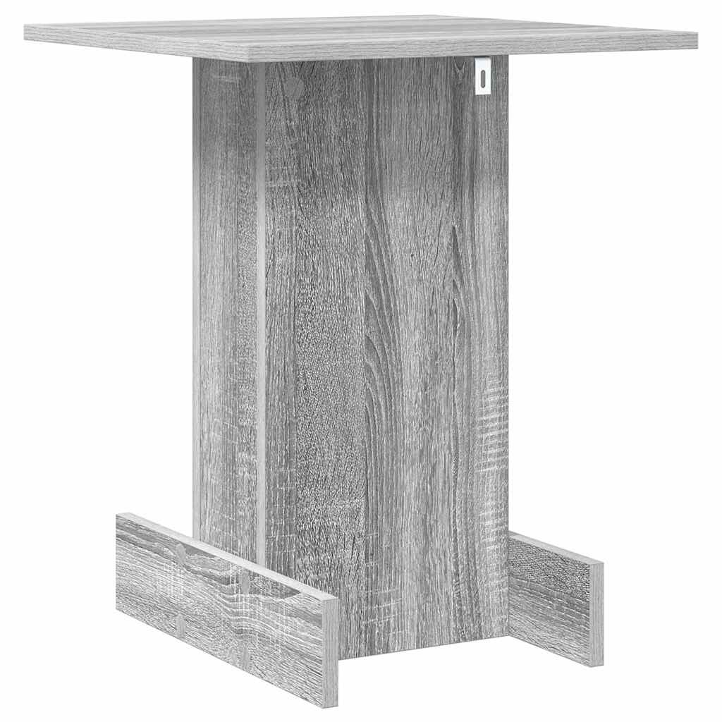 Tavolino Grigio Sonoma 44,5 x 45 x 55 cm Legno ingegnerizzato