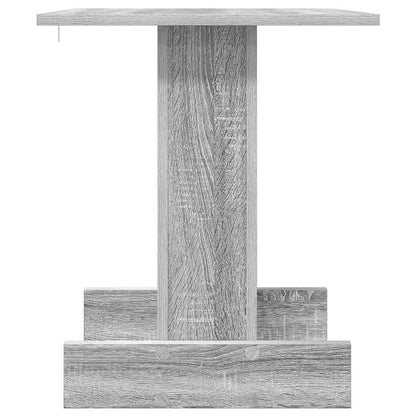 Tavolino Grigio Sonoma 44,5 x 45 x 55 cm Legno ingegnerizzato