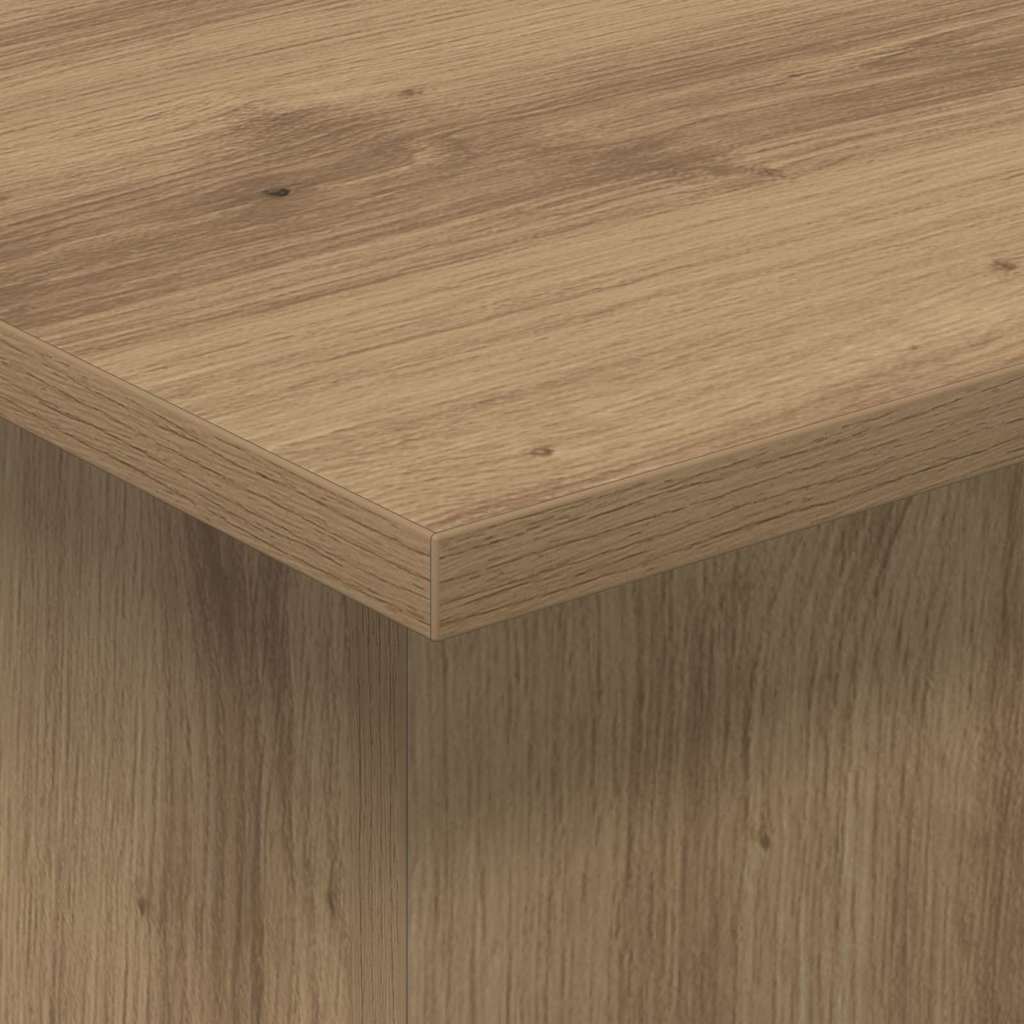 Tavolino Rovere artigianale 44,5 x 45 x 55 cm Legno multistrato