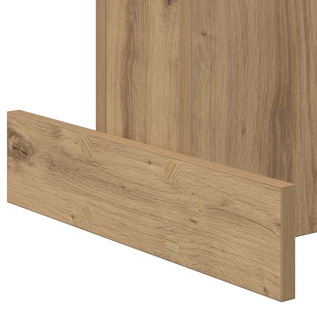 Tavolino Rovere artigianale 44,5 x 45 x 55 cm Legno multistrato