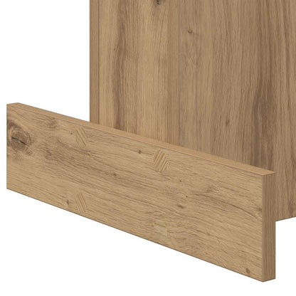 Tavolino Rovere artigianale 44,5 x 45 x 55 cm Legno multistrato