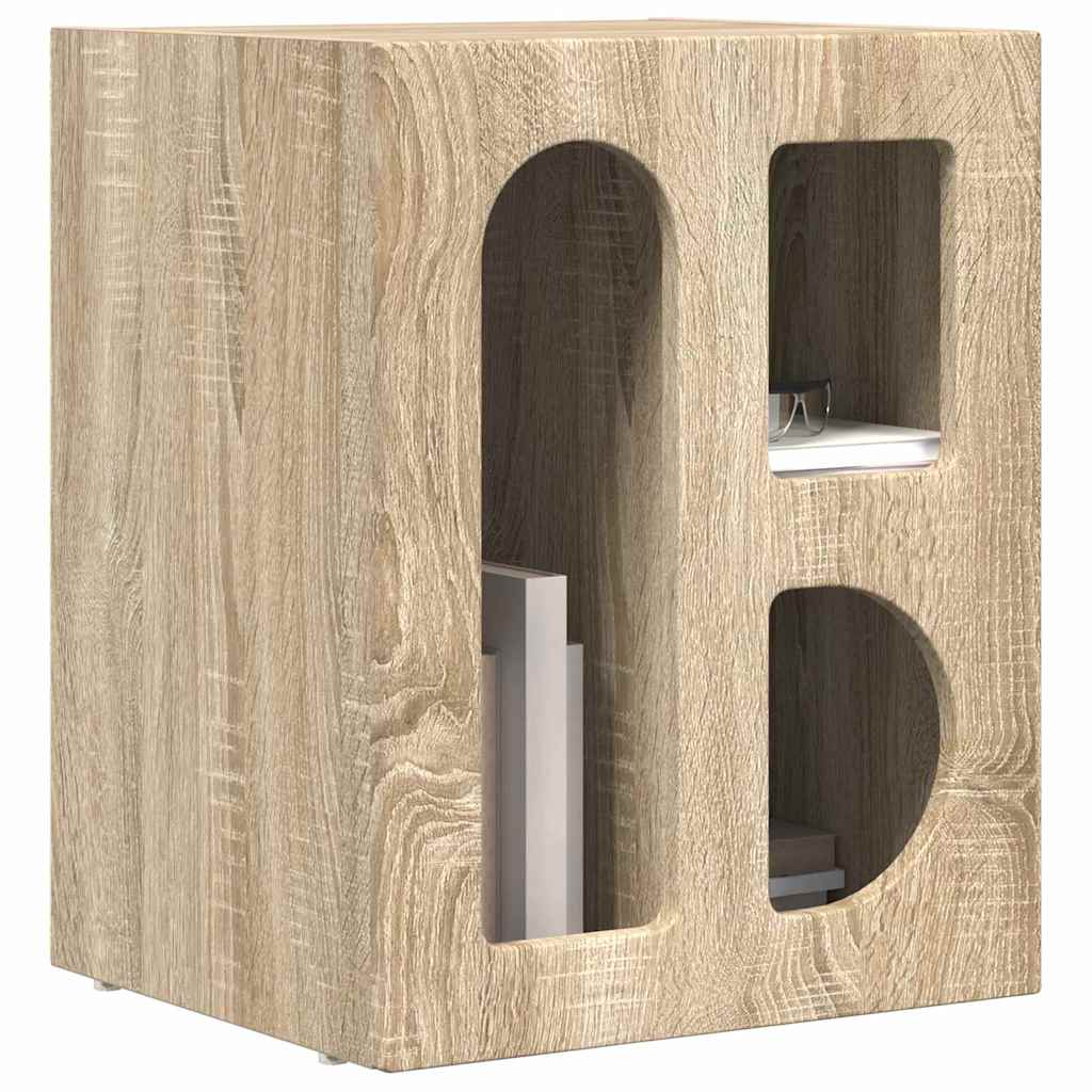 Comodino ELST Rovere Sonoma 40 x 35 x 50 cm | homemem39