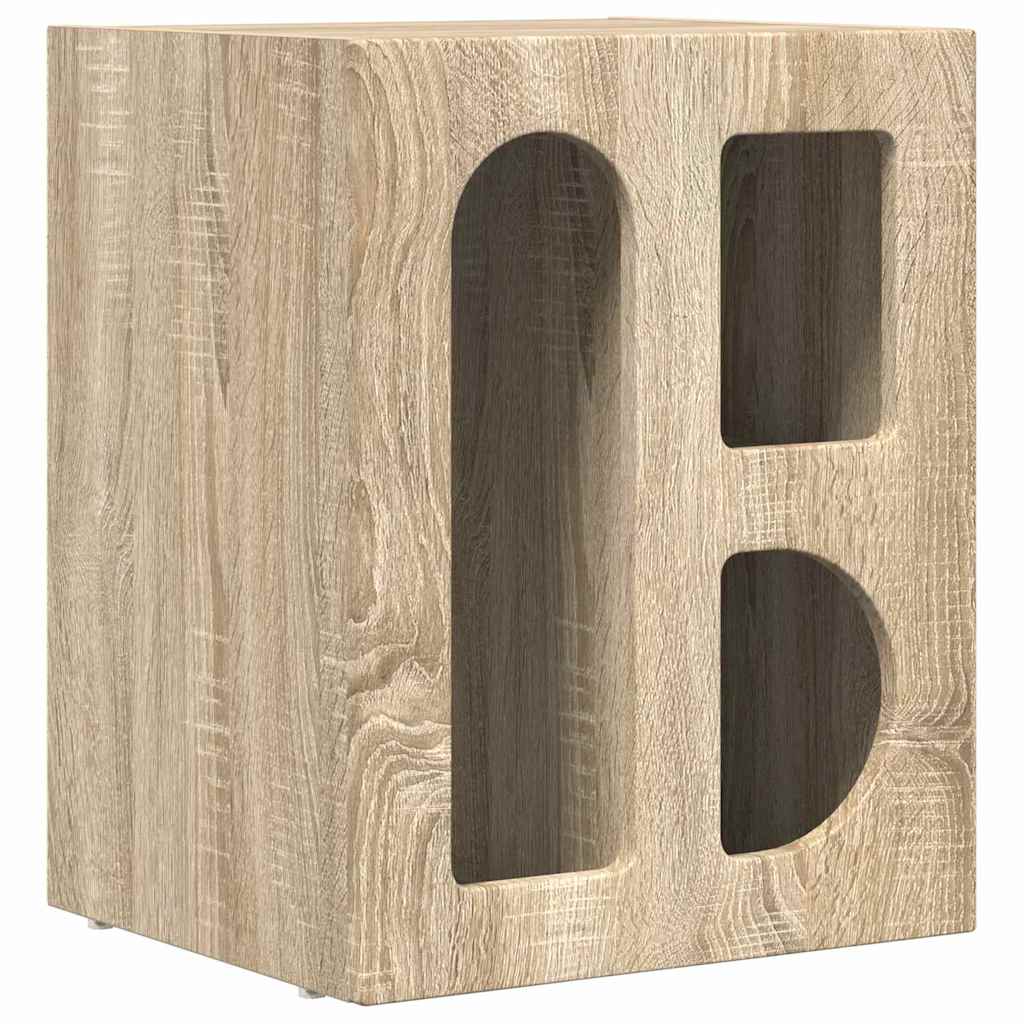 Comodino ELST 2 pz Rovere Sonoma 40 x 35 x 50 cm | homemem39