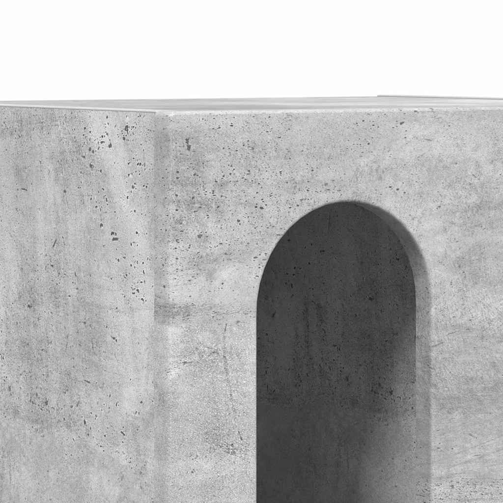Comodino ELST 2 pz Grigio cemento 40 x 35 x 50 cm | homemem39