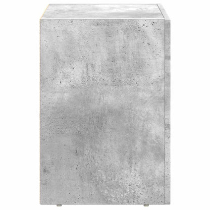 Comodino ELST 2 pz Grigio cemento 40 x 35 x 50 cm | homemem39