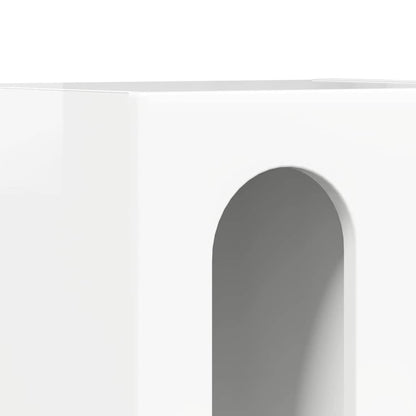 Comodino ELST Bianco Lucido 40 x 35 x 50 cm | homemem39