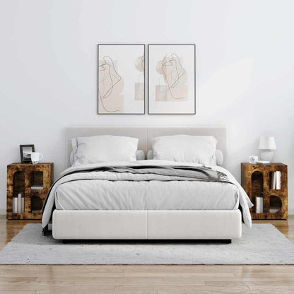Comodino ELST 2 pz Rovere fumé 40 x 35 x 50 cm | homemem39