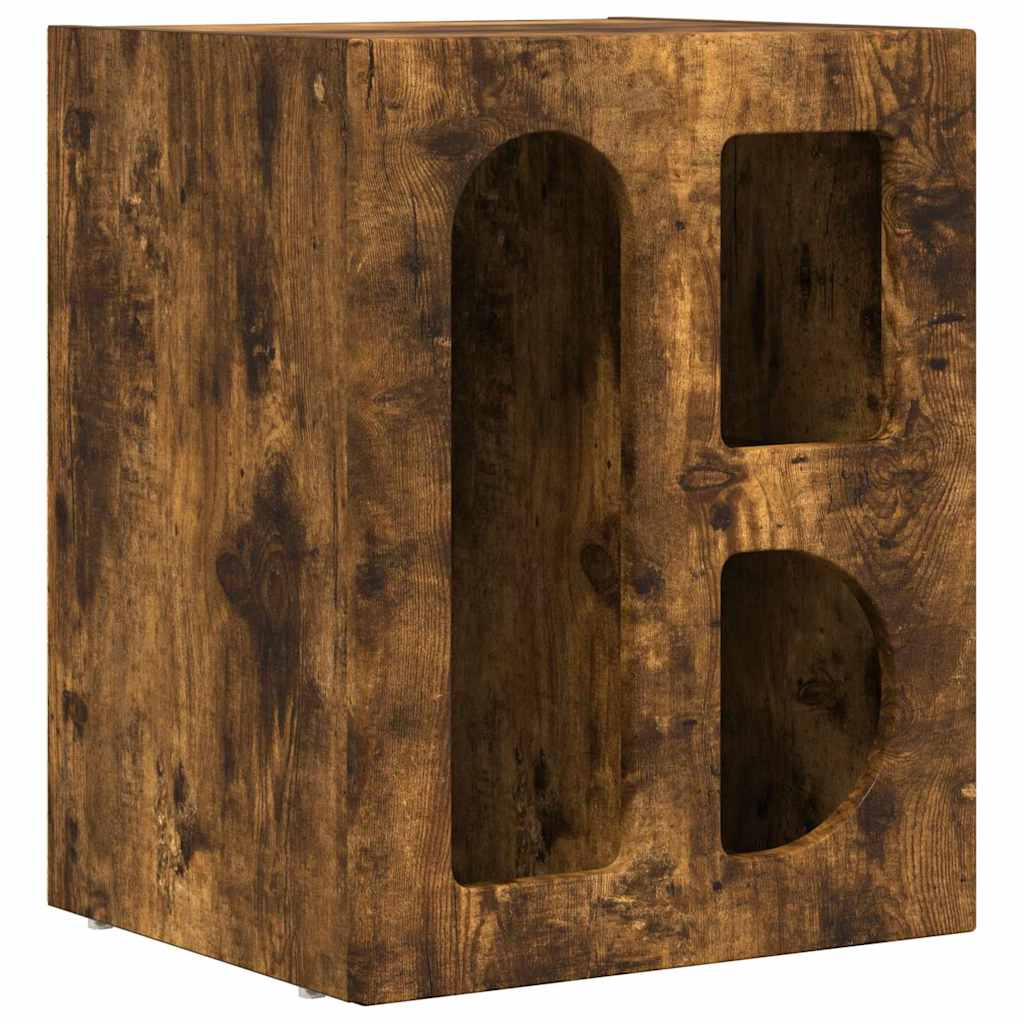 Comodino ELST 2 pz Rovere fumé 40 x 35 x 50 cm | homemem39